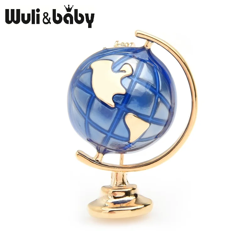 Брошь из шариков Wuli & baby Мужская/Женская эмалированный значок на булавке в форме