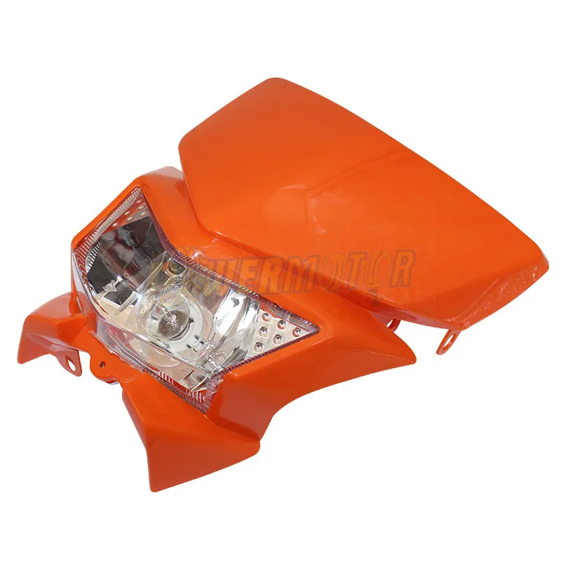 PowerMotor 35W 12V Universal Motorcycle Headlight Motorbike Lamp For KLX450 250 Off Road Dirt Bikes Motocross HL105 |