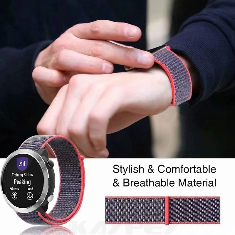 20 мм нейлоновый ремешок для часов Xiaomi Huami Amazfit GTS /GTR 42 мм/Bip Lite Смарт-часы спортивный
