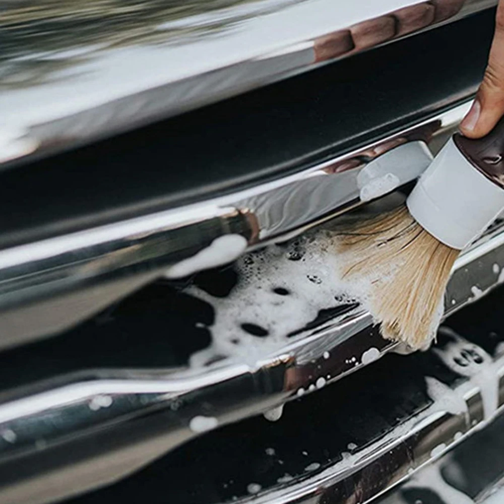

Car Interior Detailing Brush Set Wheels Engine Emblems Air Vent Cleaning Tools Auto Care