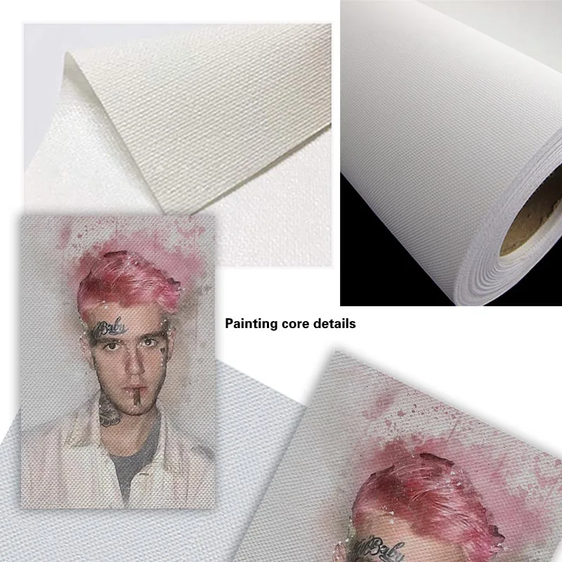 

Singer Series Lill Peep Posters Retro Canvas Modern Study Living Bar Room Decoration Painting Art Wall Interior Design