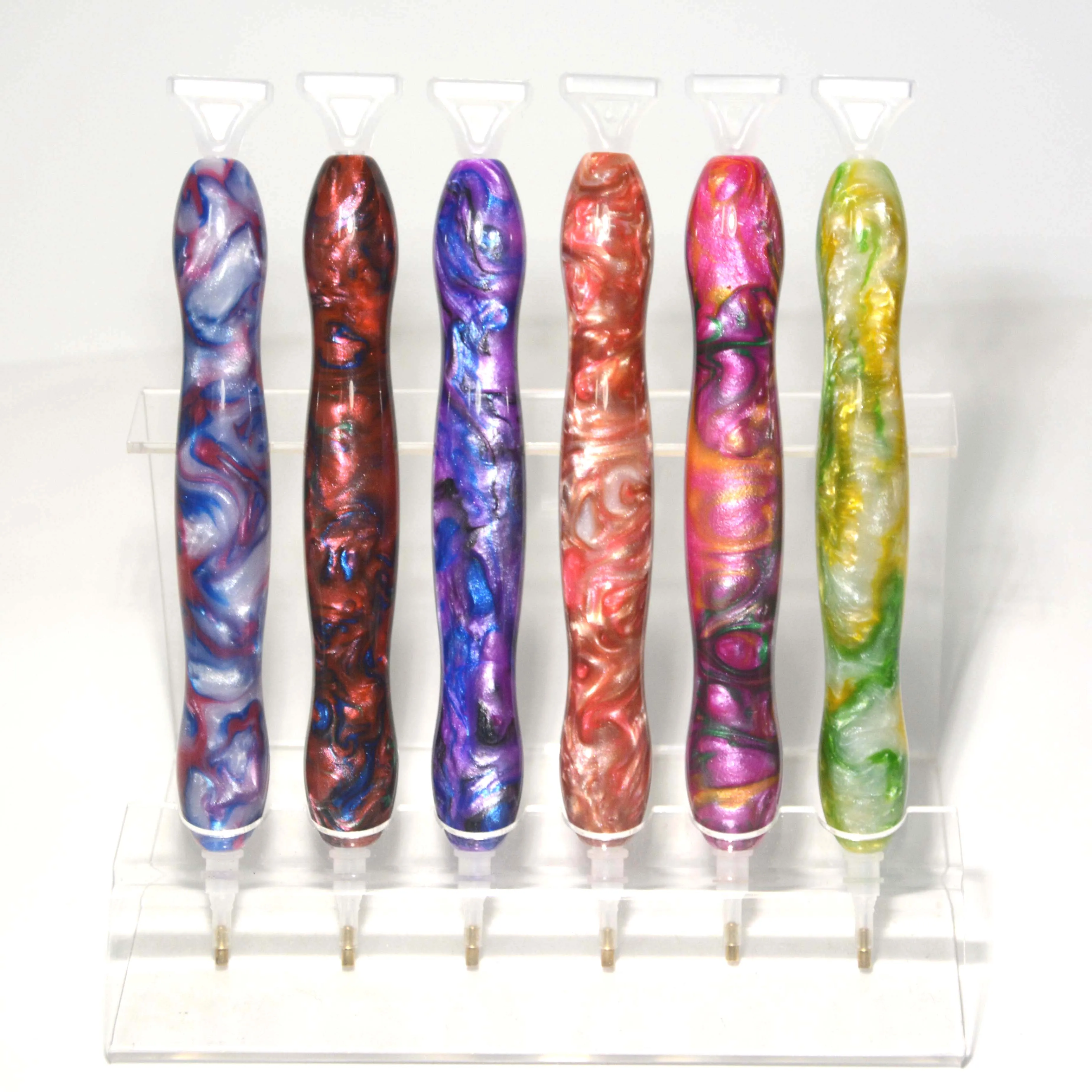 5D алмазная ручка для рисования ручной работы из смолы набор стилусов инструмент