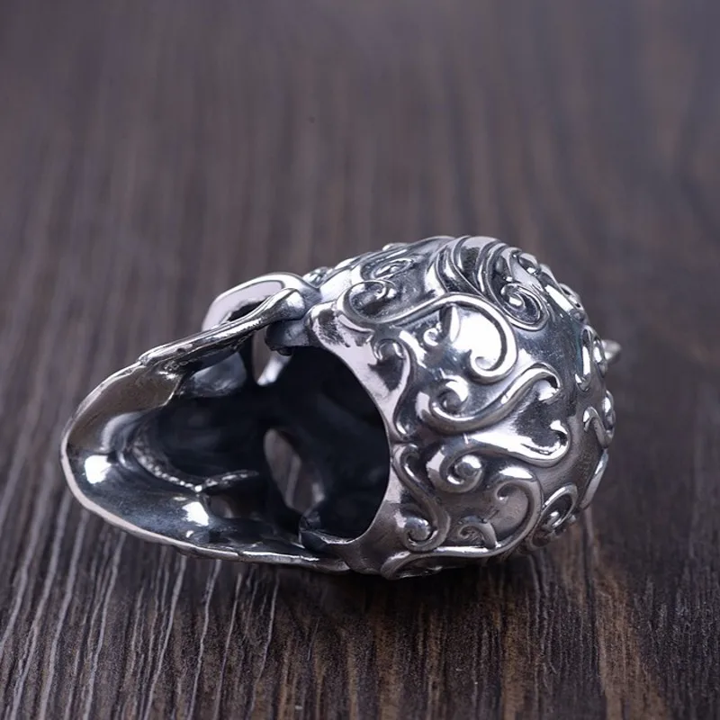 Подвеска в виде черепа из серебра 2020 пробы для мужчин | Украшения и аксессуары