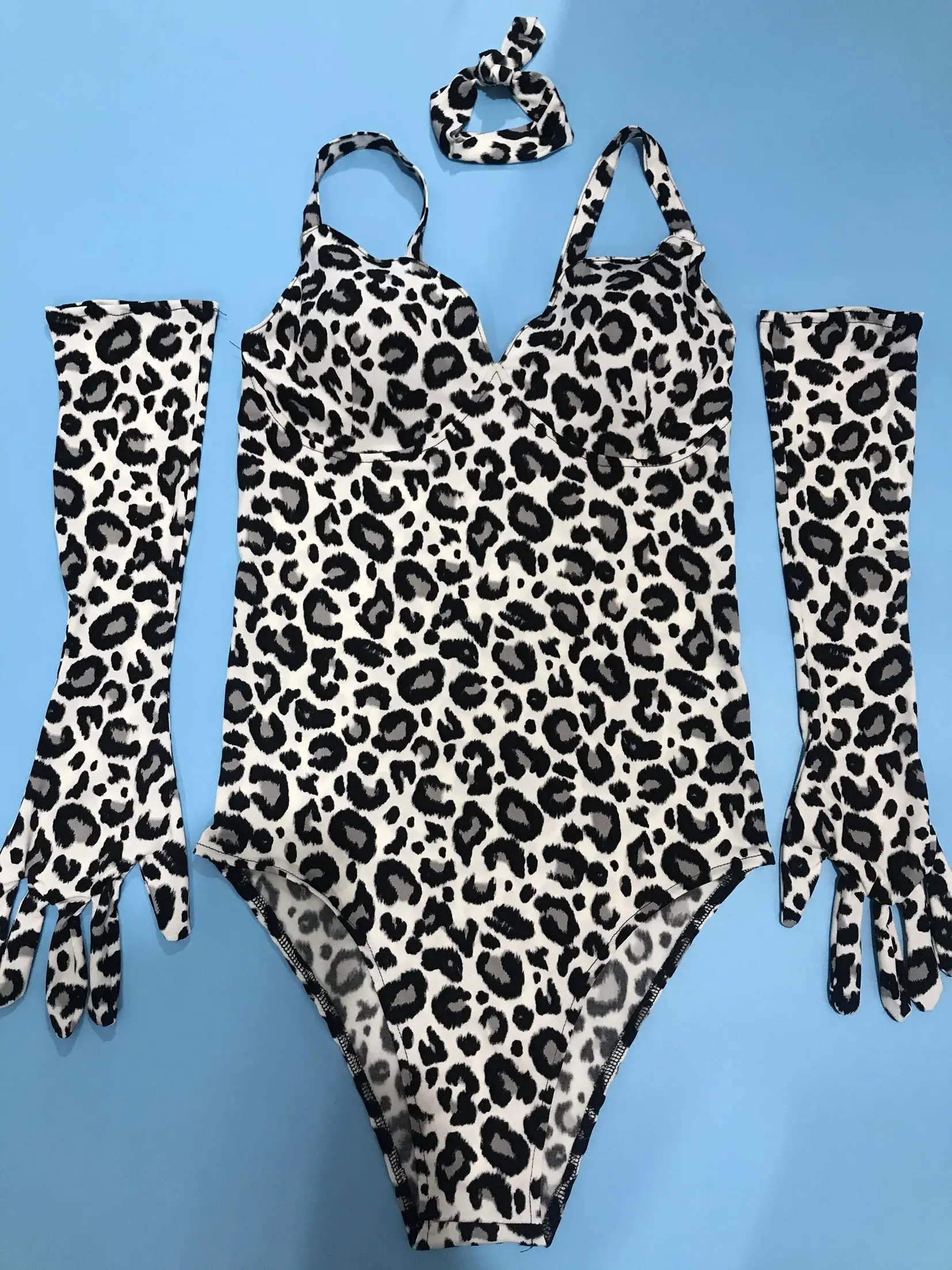 

New Jazz/Pole Hip Hop Dance Costumes Leopard Jumpsuit For Women Gogo Dancer Nightclub DJ DS Stage Performance Bodysuit DQL4767