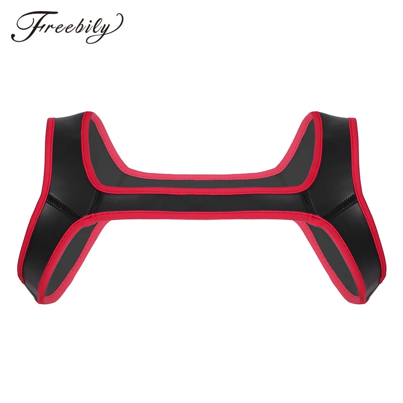 Мужская укороченная майка на плечо без рукавов с широкими бретельками из