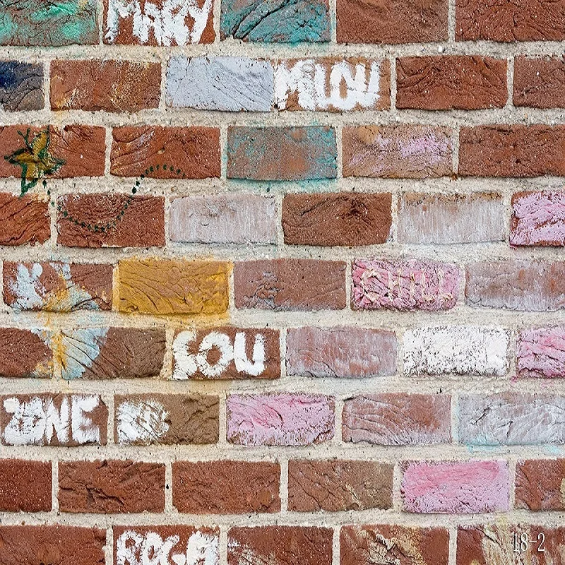 Nitree фон для фотосъемки с изображением ткань ретро граффити на кирпичной стене