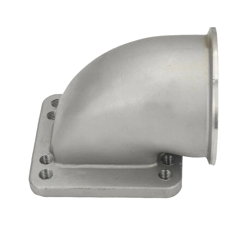 For T3 T4 Turbo Flange 3 Inch Stainless Steel Vband 90 Degree Elbow Adapter Cast New | Автомобили и мотоциклы