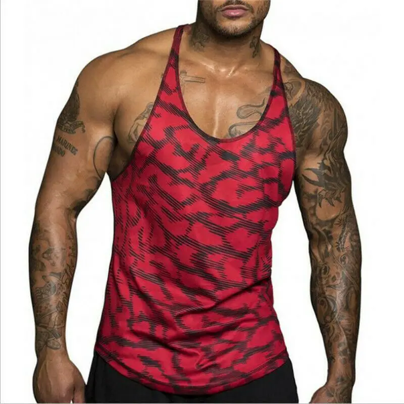 Мужская майка без рукавов для спортзала футболка спортивный жилет фитнеса и