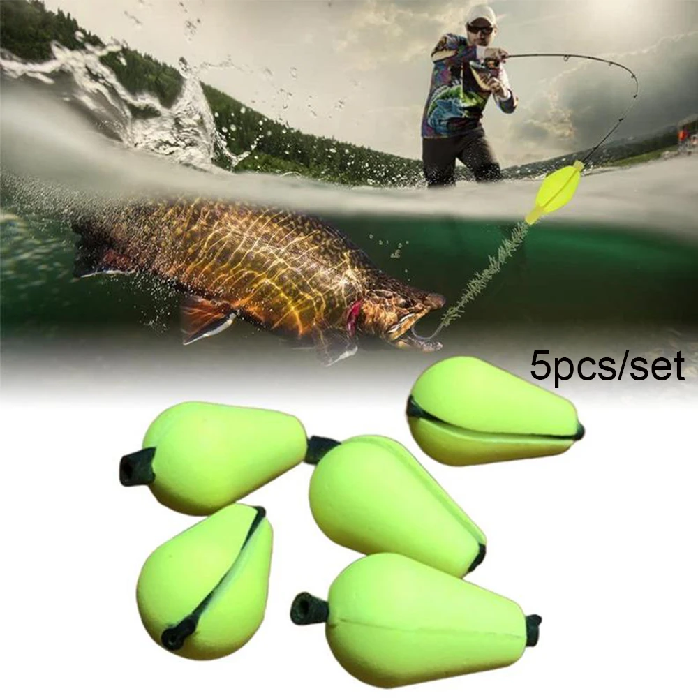

5pcs Float Foam Tear Drop Strike Indicator For Fly Fishing