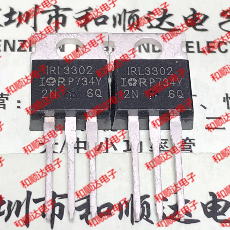 

10pcs/lot IRL3302 New Spot TO-220 20V 39A