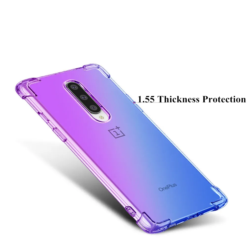 Красочная ударопрочная задняя крышка для OnePlus 6T 7T 7 8 Pro чехол Роскошный из ТПУ и
