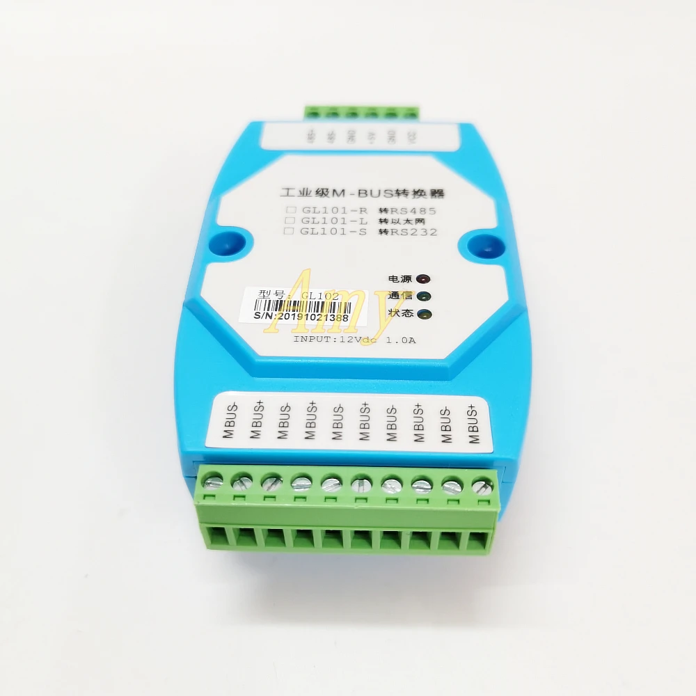Конвертер MBUS/M-BUS в MODBUS-RTU RS485 подключается к инструментам MBUS 500 для поддержки