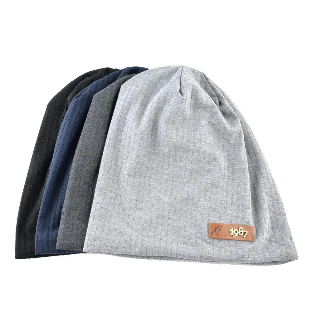 TQMSMY хип-хоп шапочки для мужчин и женщин модные однотонные шапки вязаные мягкие