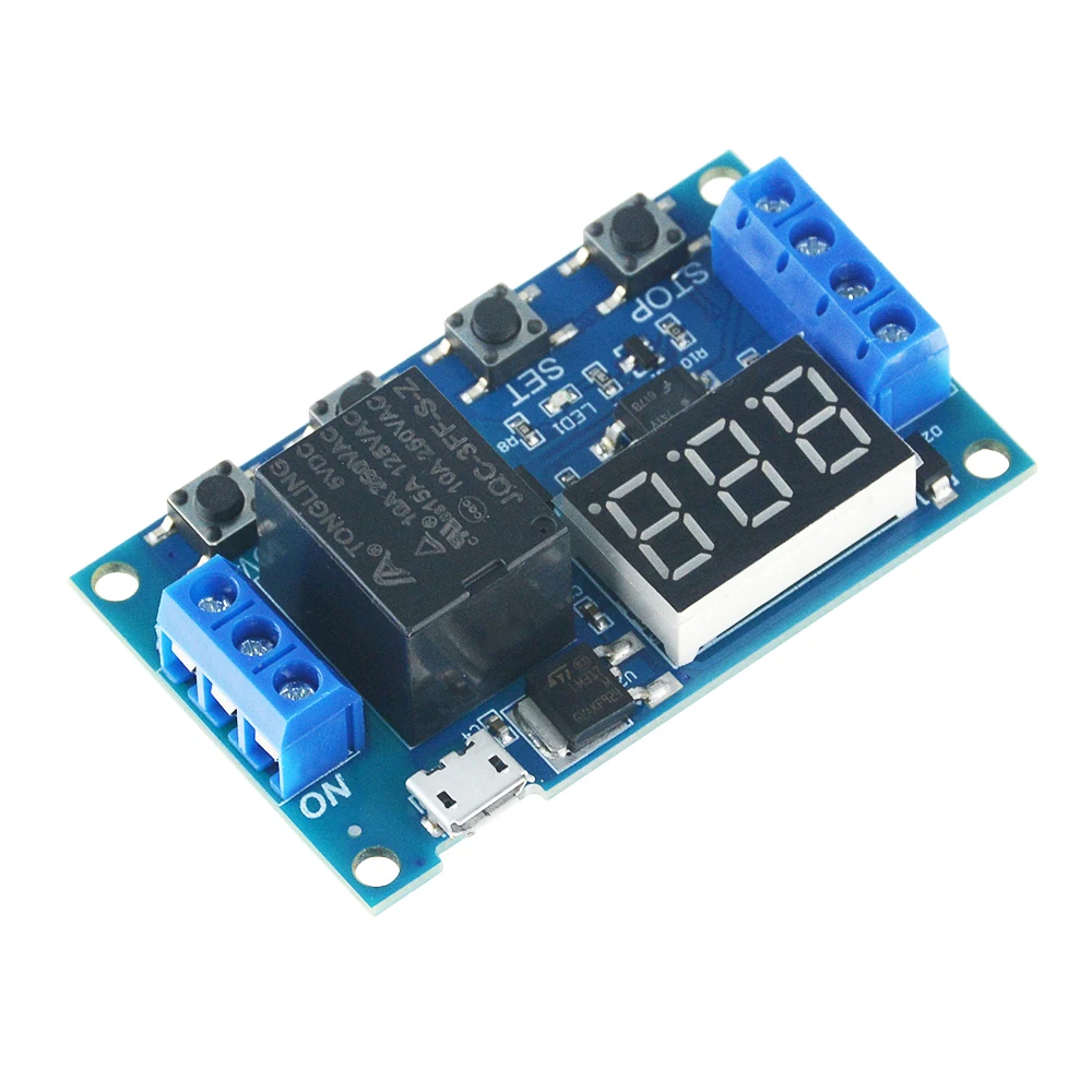 1 шт. релейный модуль 6-30 в релейная задержка времени выключатель время