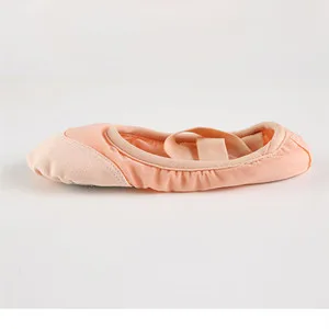 Pink Zapatos De Mujer; женская обувь; танцевальные тапочки для взрослых; профессиональные женские балетные туфли из парусины и сетчатого материала на мягкой подошве; женские балетные Тапочки - Цвет: Pink