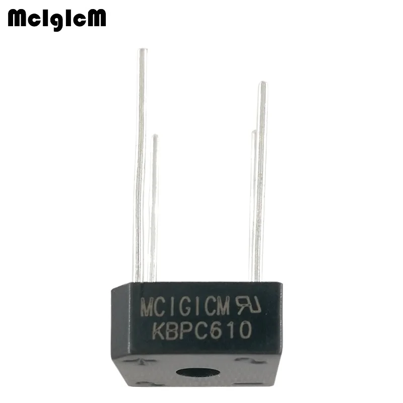 MCIGICM 5 шт. 6A 1000 В диодный мостовой выпрямитель kbpc610|bridge rectifier|diode bridge rectifierdiode |