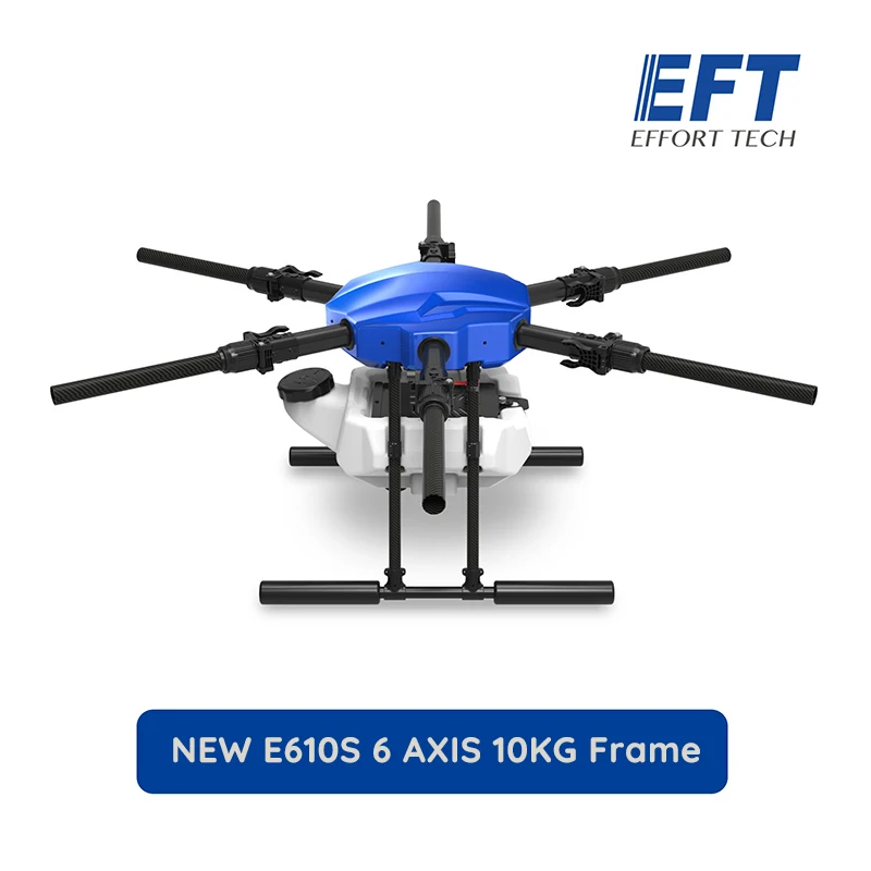 EFT E610S 10 кг 1404 мм Колесная база летная Платформа водонепроницаемый сельскохозяйственный распылитель Дрон 10L