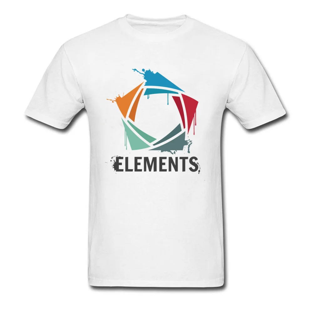 

Splatter Elements T-shirt Men Graphic Tops Tees Team Shirts