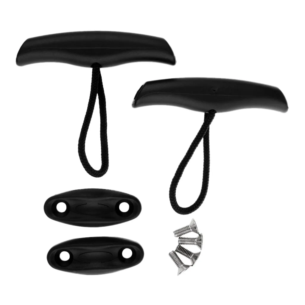 

2 Pieces Kayak Handle With Bungee Cord And Mounting Accessories Set