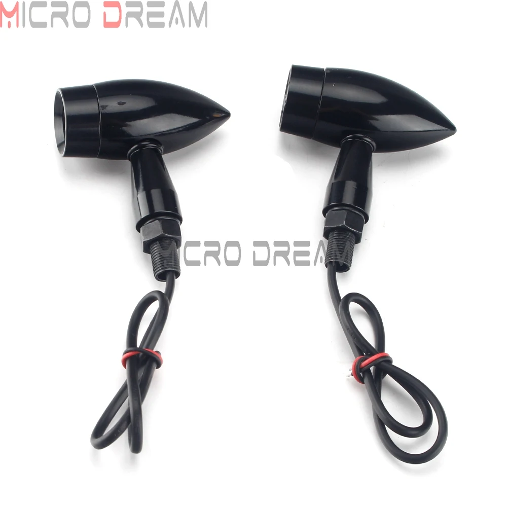 10 мм мотоциклетная левая и правая мини-пуля светодиодный индикатор поворота