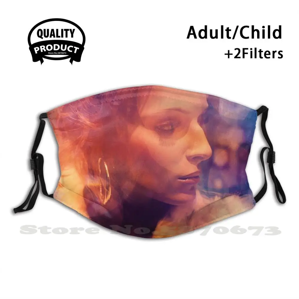 

Walking Out Reusable Mouth Mask Filter Cool Funny Masks Vintage Art Graphic Color Collage Mannequins Models Haute Couture