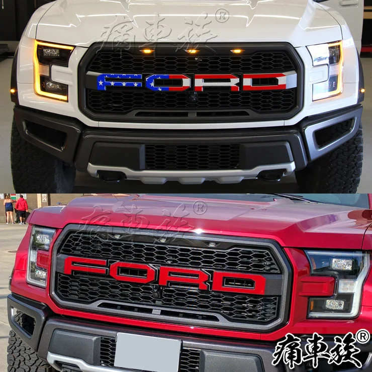 Для Ford Raptor F150 2017 2018 в сетке со словом mark модифицированные автомобильные наклейки
