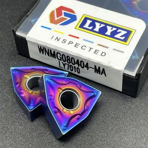 Высококачественные карбидные лезвия WNMG080408WNMG080404 WNMG080412 для токарного станка с ЧПУ серии Blue Flame