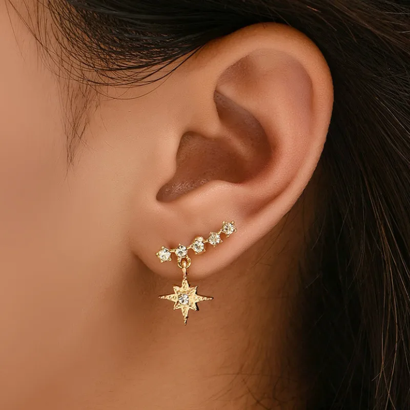 

2021 Jewelry Gifts Women Star Pendant Earrings