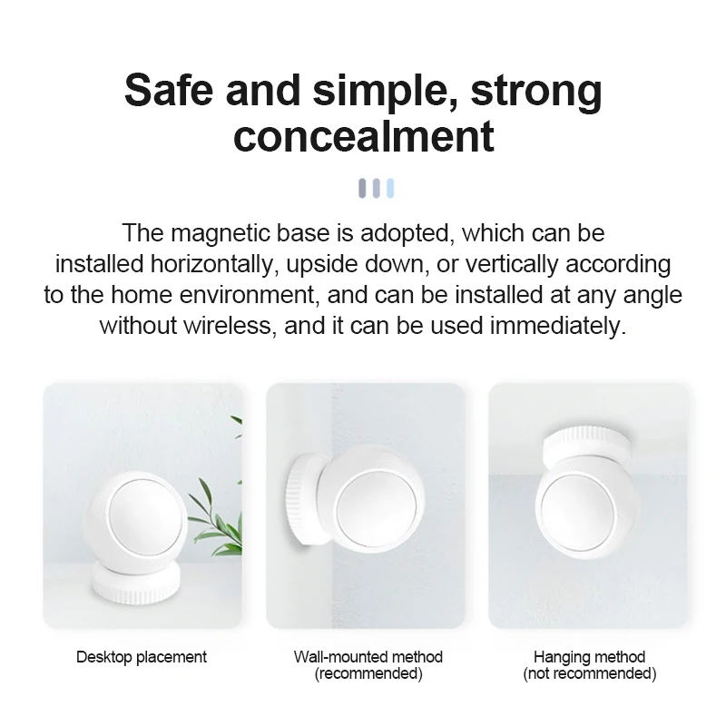 

Tuya Motion Sensor Smart Human Body Sensor Intelligent Anti-theft Body Movement Wireless ZigBee Wifi Gateway Hub For Smart Home