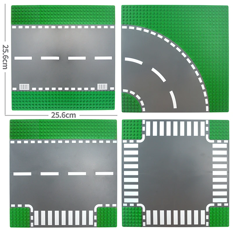 

Classic Base Plates 32*32 32*16 Dots Assembly Bricks Baseplate City Street Road Plate Compatible All Brands Building Blocks