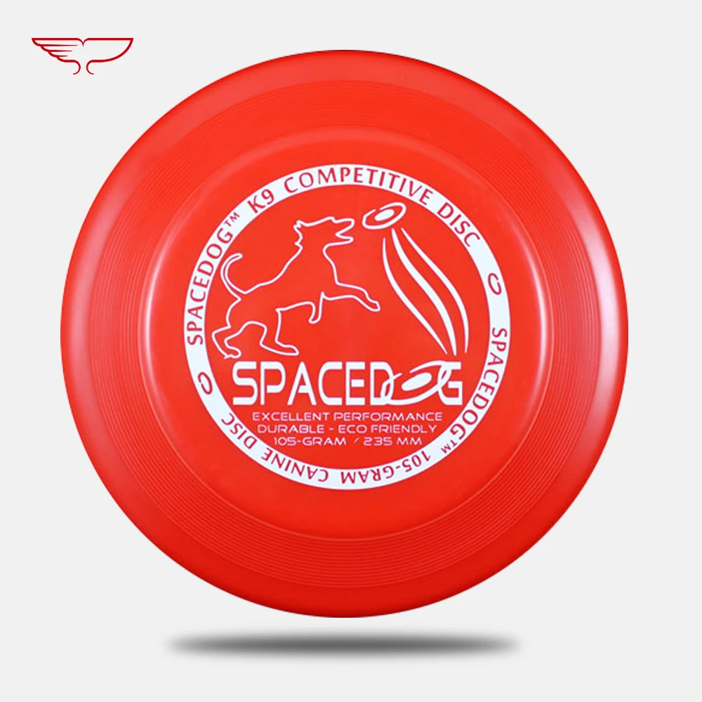 Red YIKUN диски SpaceDog K9 Стандартный собачий диск Профессиональный летающий диск для собак Наружная игрушка - Цвет: Red