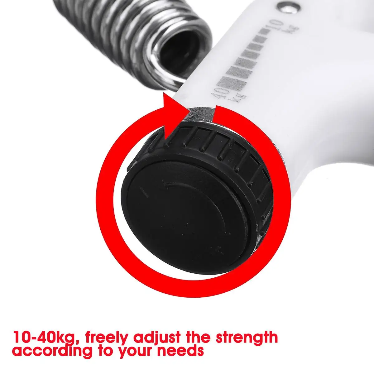 

10-40Kg Adjustable R-Shape Hand Grips Strengthener Power Wrist Forearm Finger Heavy Exercise Gym Fitness Hand Gripper Trainer