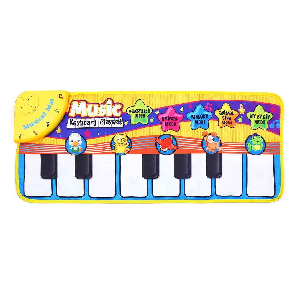 Музыкальные коврики для пианино Игрушки раннего развития игровой коврик с