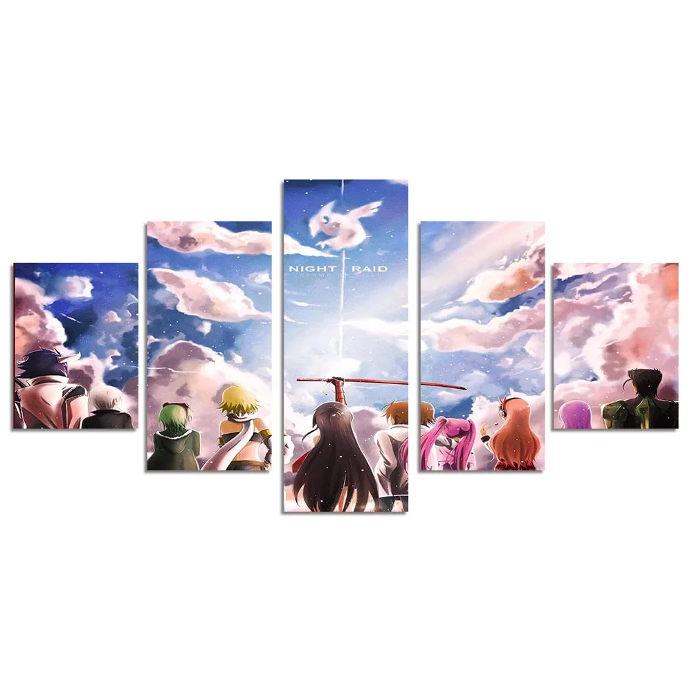 

Japanese Anime Lubbock Mine Tatsumi Akame Picture Home Decor Nordic Canvas Painting Wall Art Posters and Print No Frame