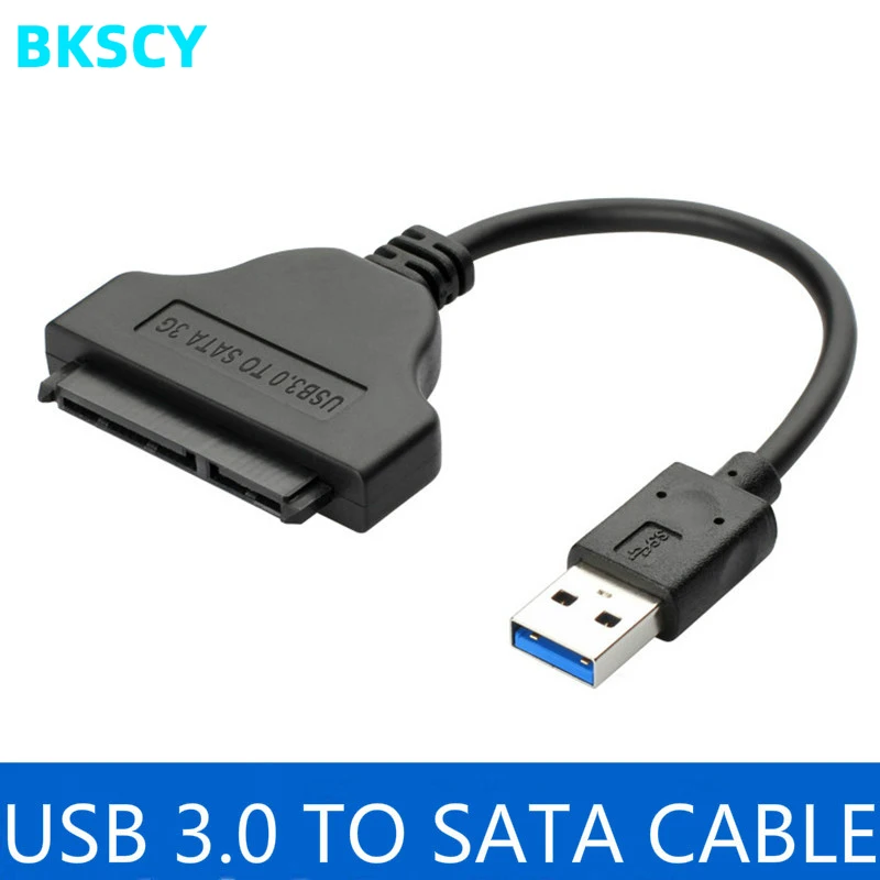 

Bkscy USB To SATA Cable Adapter Converter Cable for 2.5' '3.5'' HDD Hard Disk Drive Laptop Hard Drive SSD BLU-RAY DVD/CD-ROM