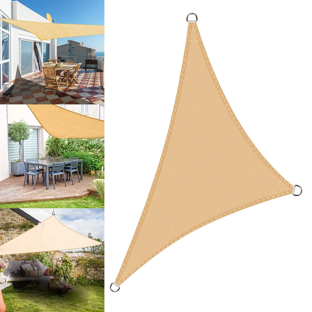 

Waterproof Sun Shelter Triangle Sunshade Outdoor Canopy Garden Patio Pool Shades Sail Awning Camping Shade Cloth Large