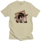 Винтажная футболка с Аватаром The Last Airbender, Мужская футболка с короткими рукавами и надписью Legend of Aang, футболка из 100% хлопка, анимированная ТВ-футболка, подарок