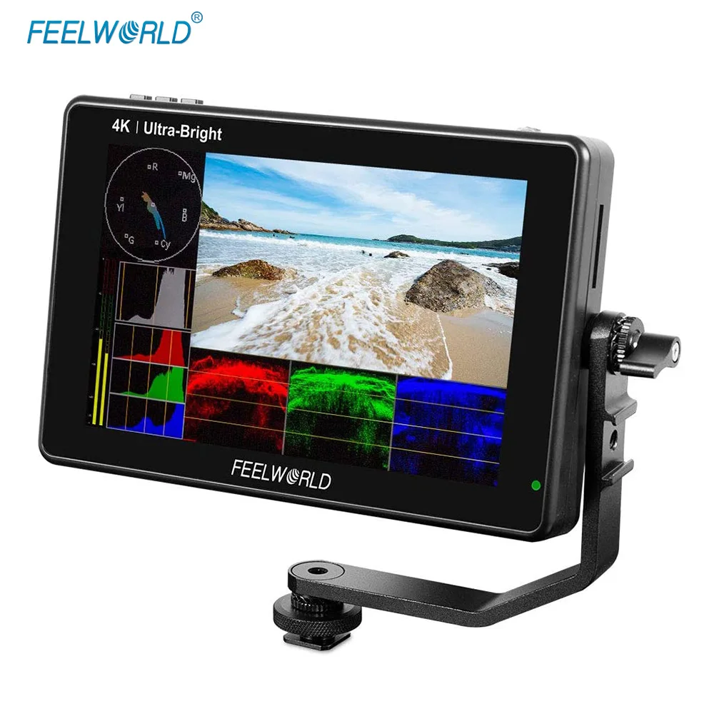 Online FEELWORLD 7 Zoll DSLR Kamera Feld Monitor Video Monitor 3D LUT Touchscreen FHD Auflösung Mit 4K HDMI/3G-SDI Eingang Ausgang