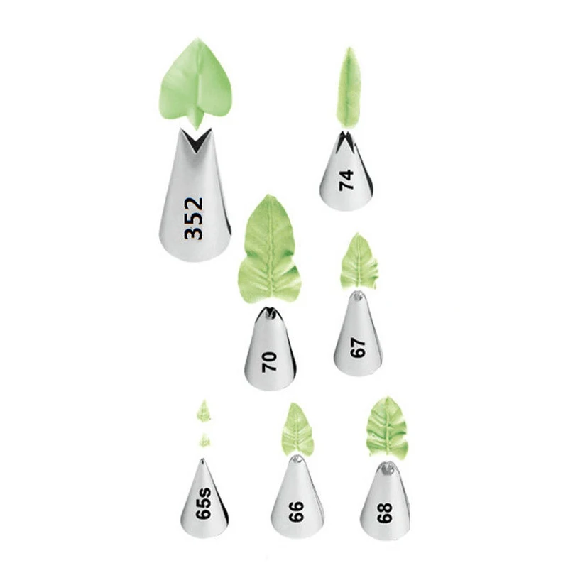 7 шт. кондитерские насадки из нержавеющей стали|Украшения для десертов| |