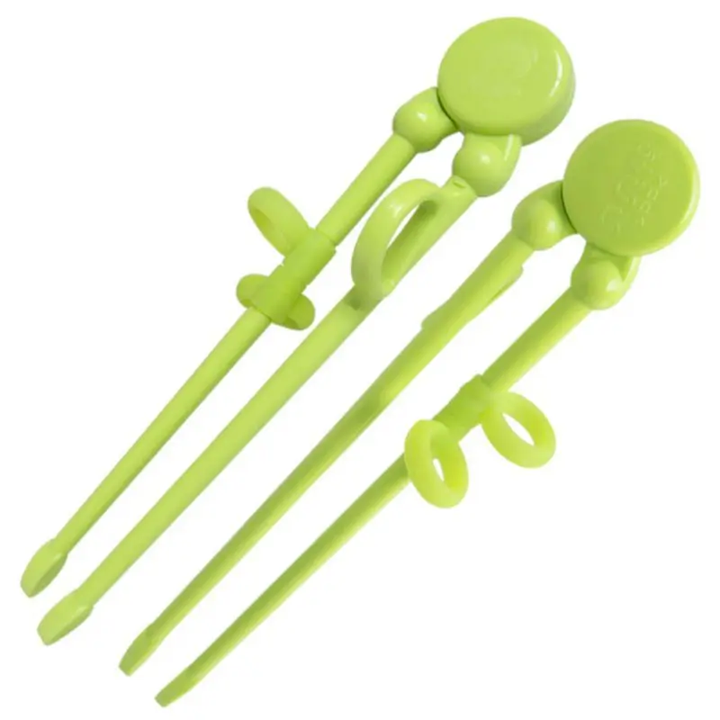 

Plastic Easy-to-Use Training Chopsticks with Silicone Finger Ring for Kids Adults and Beginners