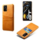 Для Realme GT 5G чехол для кредитных карт в стиле ретро из искусственной кожи чехол с отделениями для карт чехол-портмоне для Realme GT 5G чехол