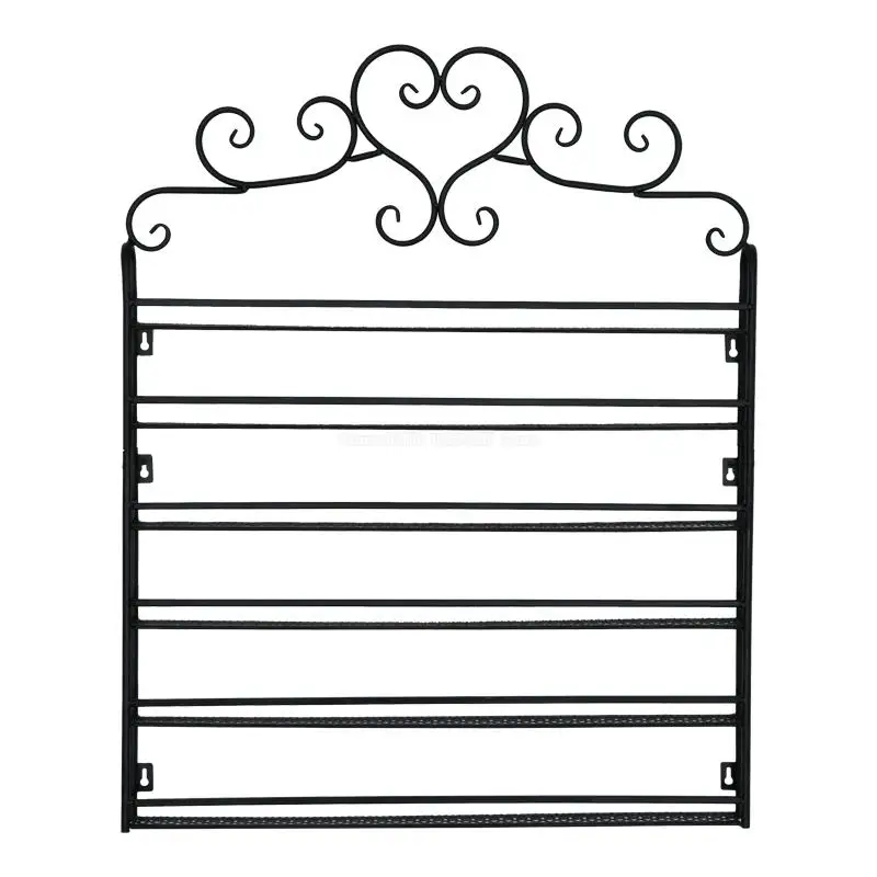 Nail rubber nail polish nail shelf wrought iron cosmetics wall hanging display rack display shelf storage rack