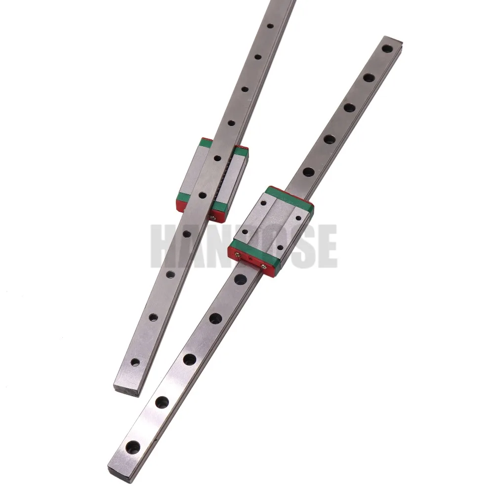 Комплект из 2 предметов MGN7C MGN7H с 2 MGN слайдер MGN9C MGN9H MGN12C MGN12HLinear направляющей