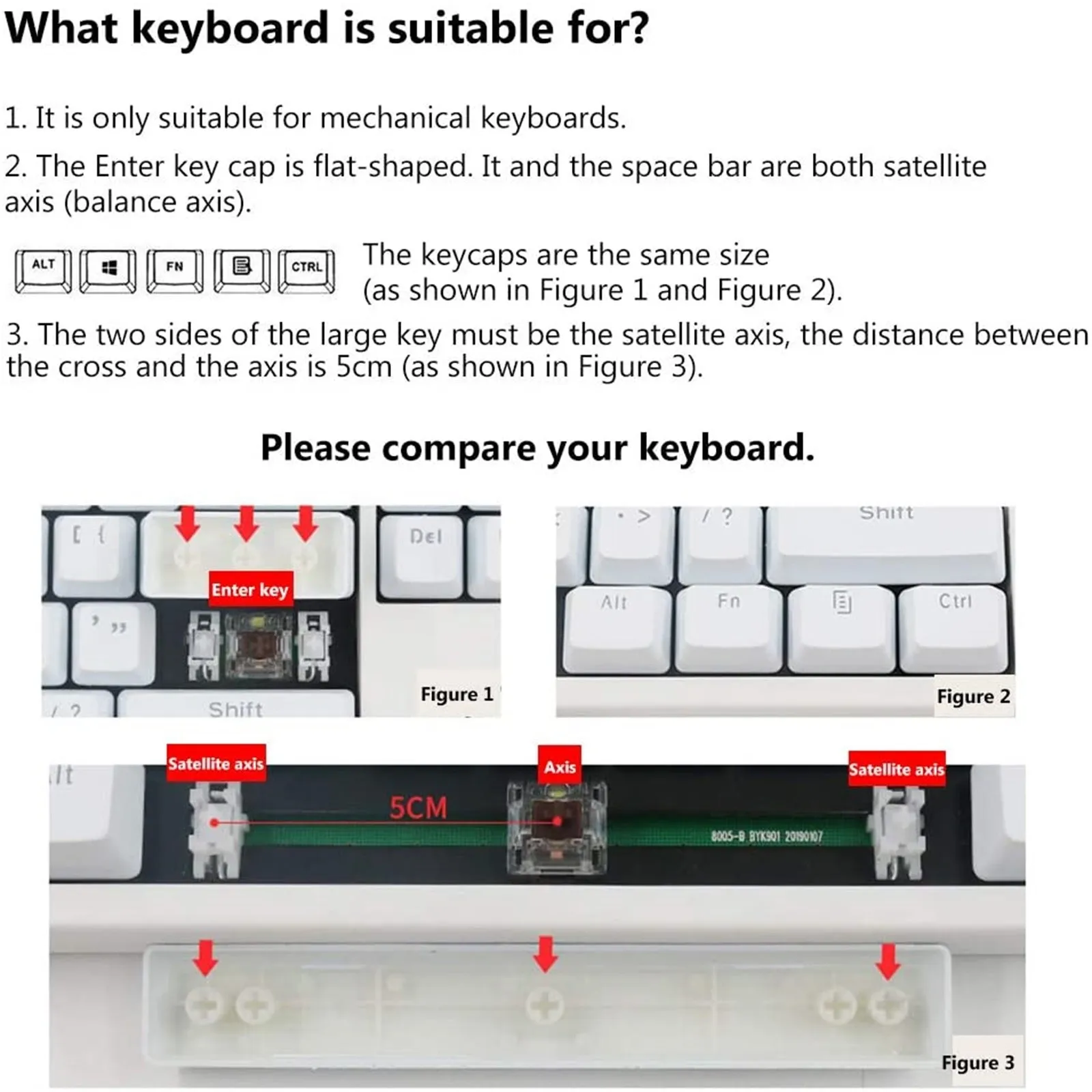 Быстрая доставка набор клавиш из АБС-пластика с 104 клавишами качественные