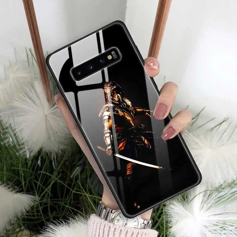 14 Mmoral Kombat чехол из закаленного стекла для samsung Galaxy S10 S10e S9 S8 Note9 Note 10 Plus 5G A50 A30 силиконовый край Funda Capa - Цвет: 14