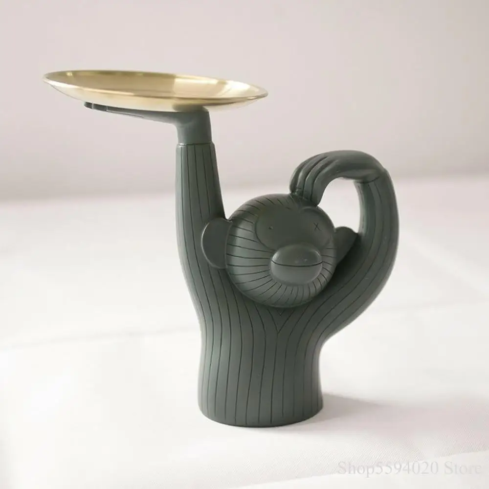 Ins Испания поднос для обезьяны Фруктовая тарелка лампа дизайн ретро креативная