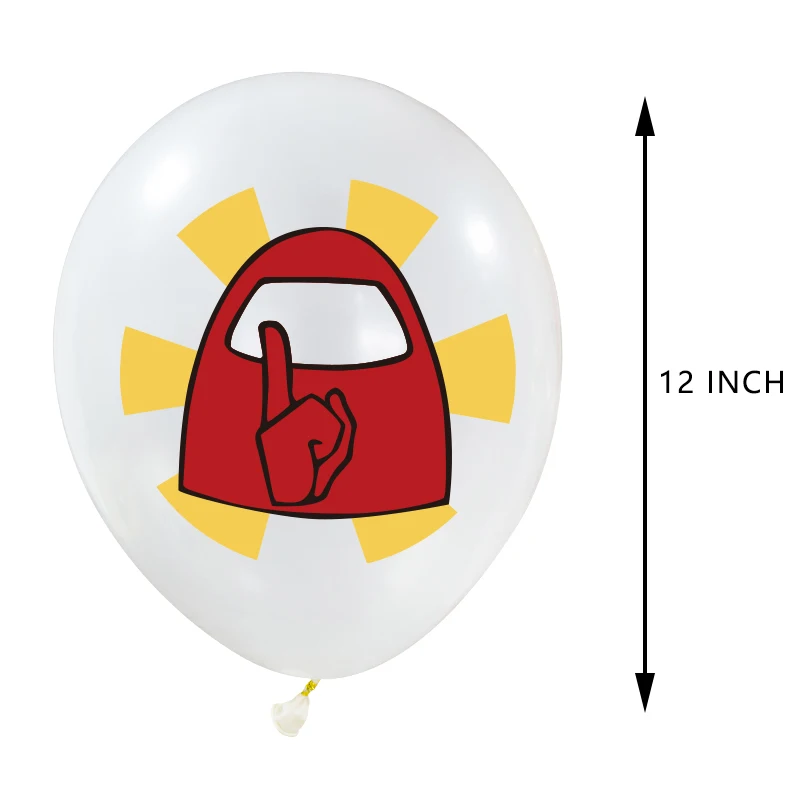 

Game Theme Among Us Birthday Party Decorations Cake Toppers Banner Latex Balloon Birthday Party Decor Funny Party Supplies