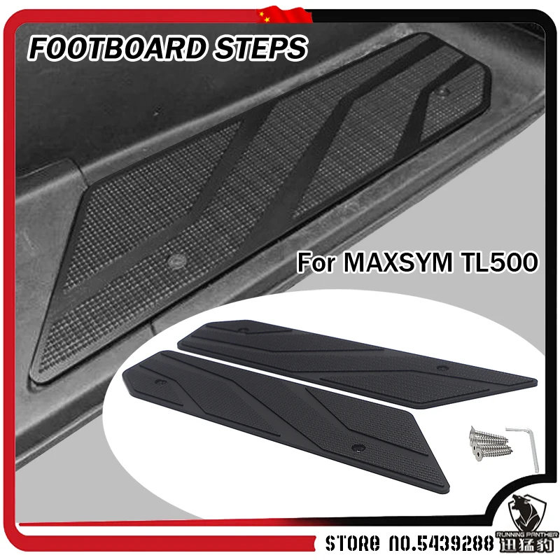 

Motorcycle Accessories For SYM MAXSYM TL500 TL 500 tl500 Foot Plate Motorbike Footboard Steps Foot Plate 5 Colours