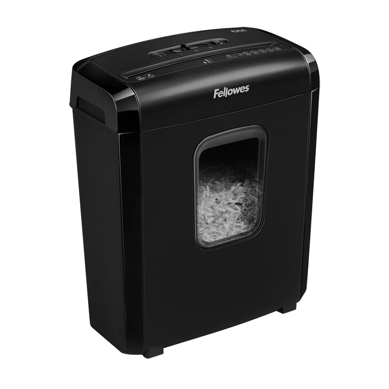 Уничтожитель документов Fellowes FS-46311 6M 4 уровень секретности 4x12 мм 6 лист 13 л скрепки