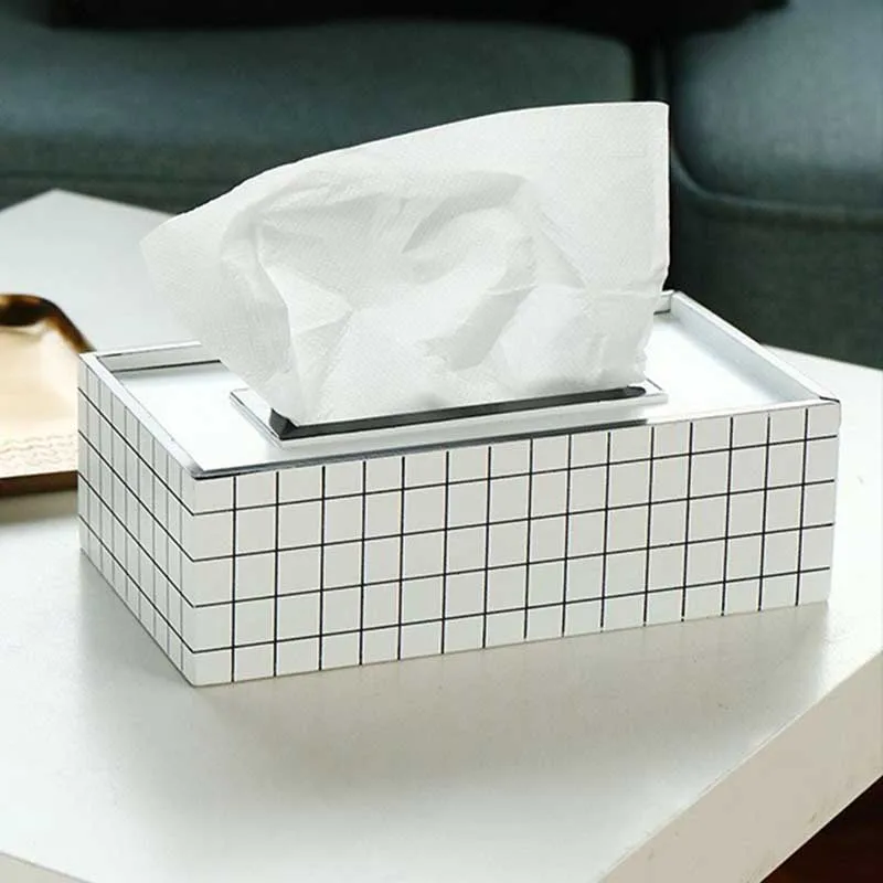 Деревянный футляр для салфеток Прямоугольная форма бумажный чехол полотенец